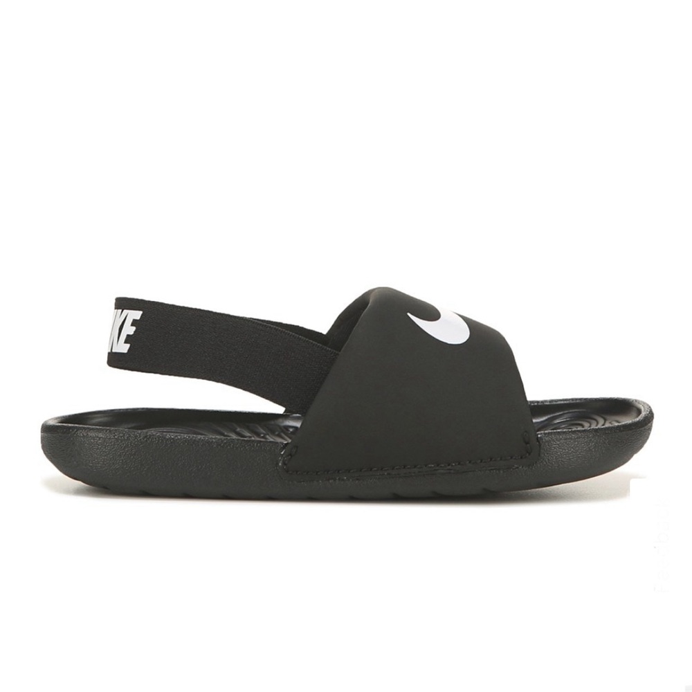 Nike Kawa unisex baby/toddler Slides black
